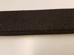 Gulv - Endelist gummirampe 1,5x8x100 cm