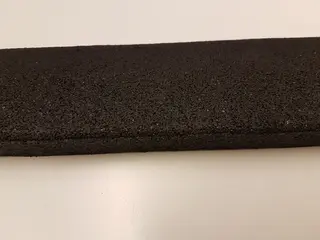 Gulv - Endelist gummirampe 1,5x8x100 cm