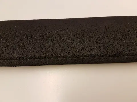 Gulv - Endelist gummirampe 1,5x8x100 cm