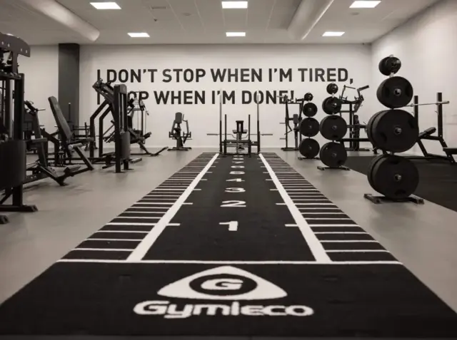 Gymleco Turf m/ Merker Sort 