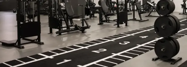 Gymleco Turf m/ Merker Sort 