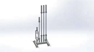 Gymleco Rack For 5 Vektstenger