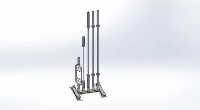 Gymleco Rack For 5 Vektstenger 