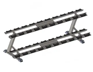 Gymleco Rack For 10 Par Manualer