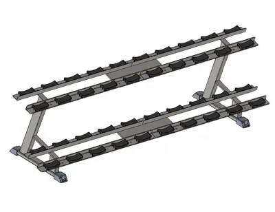 Gymleco Rack For 10 Par Manualer