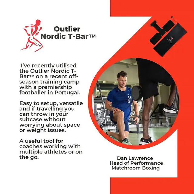 Outlier Nordic T-Bar For Nordic Hamstring 