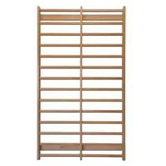 Premium Ribbevegg 265x150 cm 2 seksjoner | Avstand 15,5 cm | B&#248;k