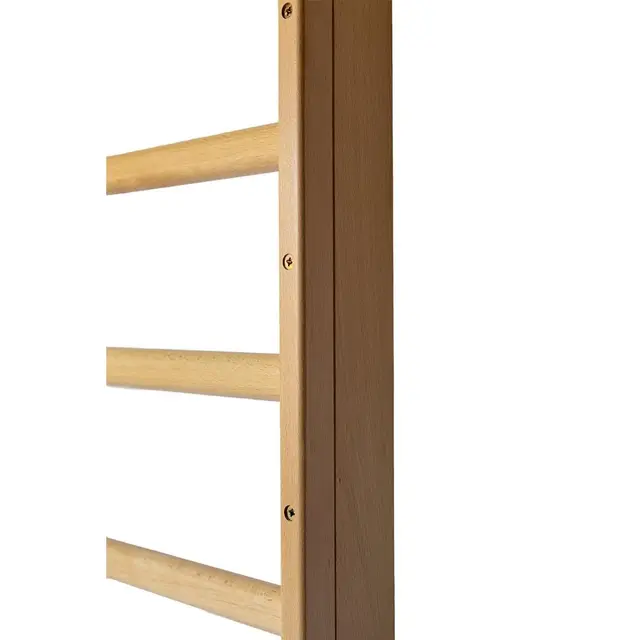 Premium Ribbevegg 265x150 cm 2 seksjoner | Avstand 15,5 cm | Bøk 