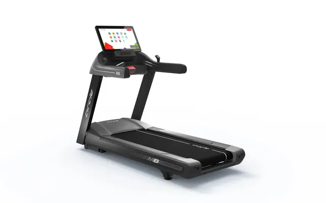 Tredemølle med touch skjerm og entertainment