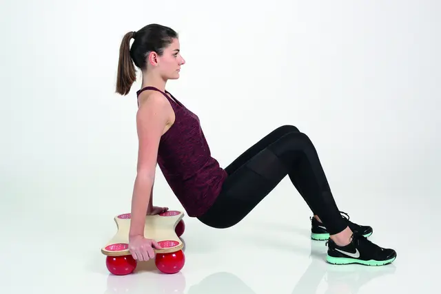 Togu Balanza Ballstep Mini Størrelse 64 x 34 x 14 cm. Vekt 2.900g 