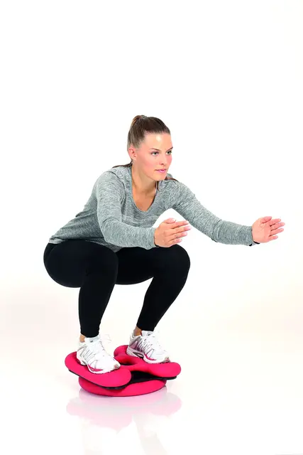 Togu Ski Trainer Red Size 40x40x12 cm. Weight 3.840g 