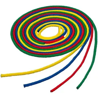 Hoppetau 3 m - Polypropylen R&#248;d | Gr&#248;nn | Gul | Bl&#229;