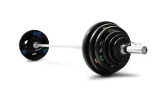 Abilica Vektstangsett 140 kg. og 50 mm. Inkl. vekter og fjærlåser