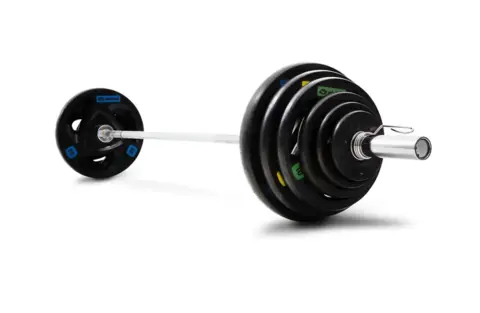 Abilica Vektstangsett 140 kg. og 50 mm. Inkl. vekter og fjærlåser