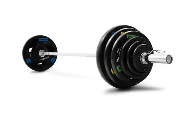 Abilica Vektstangsett 140 kg. og 50 mm. Inkl. vekter og fjærlåser 