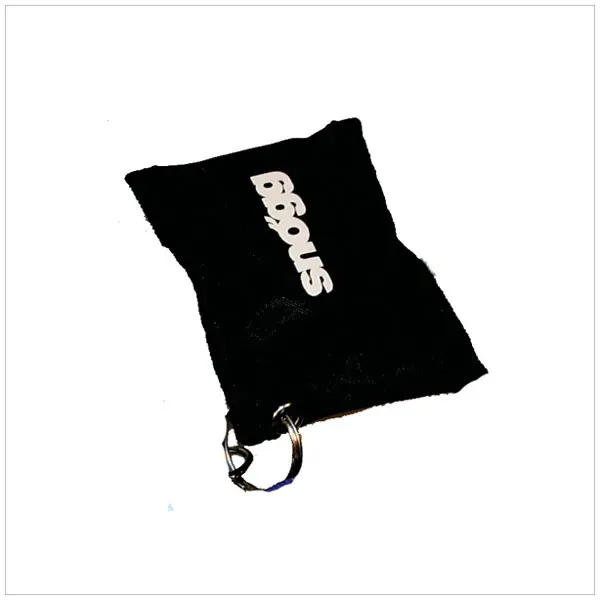 Snøgg Facemask med nøkkelring SORT 