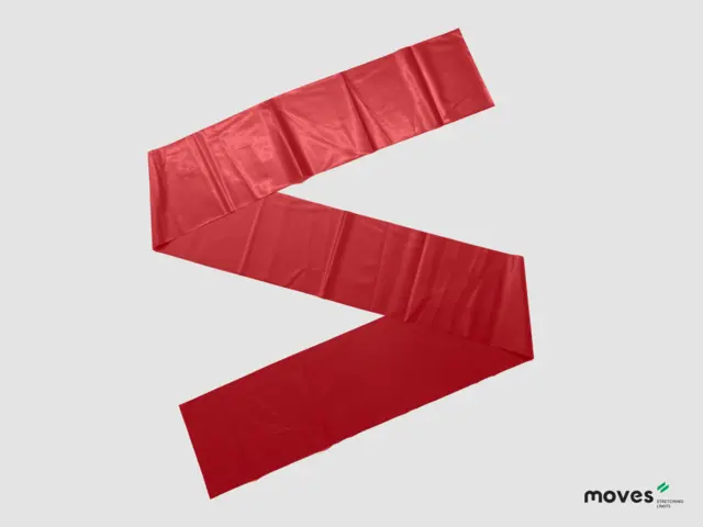 MoVeS Treningsbånd 45,5 m Medium Rød 