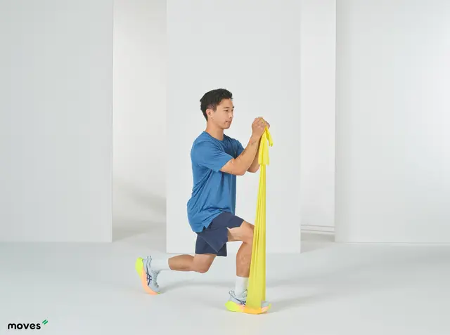 MoVeS Treningsbånd 45,5 m Medium Rød 