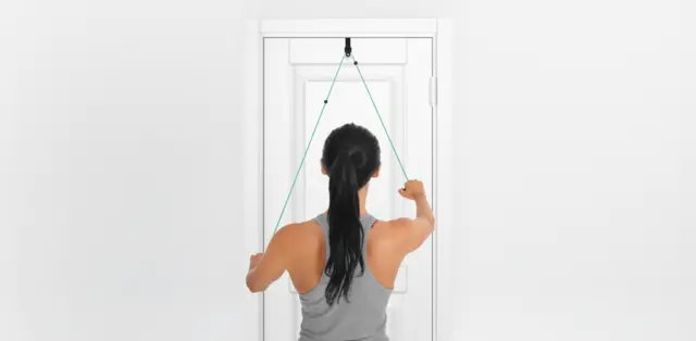MoVeS Shoulder Rope Pulley Med Ergonomisk Håndtak 